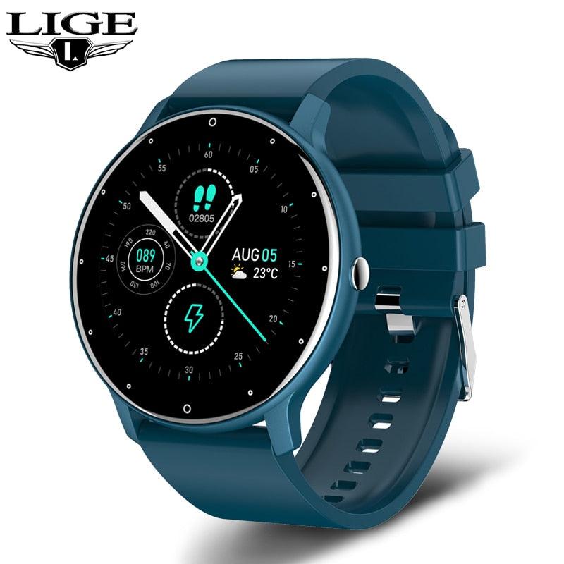 (Compre Agora com 30% de Desconto) Smartwatch LIGE™ 2021 - Relógio Inteligente Para Ajudar Na Sua Rotina - Olhar da Moda