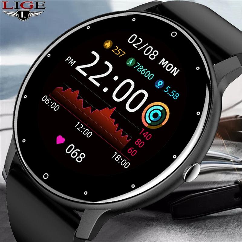 (Compre Agora com 30% de Desconto) Smartwatch LIGE™ 2021 - Relógio Inteligente Para Ajudar Na Sua Rotina - Olhar da Moda